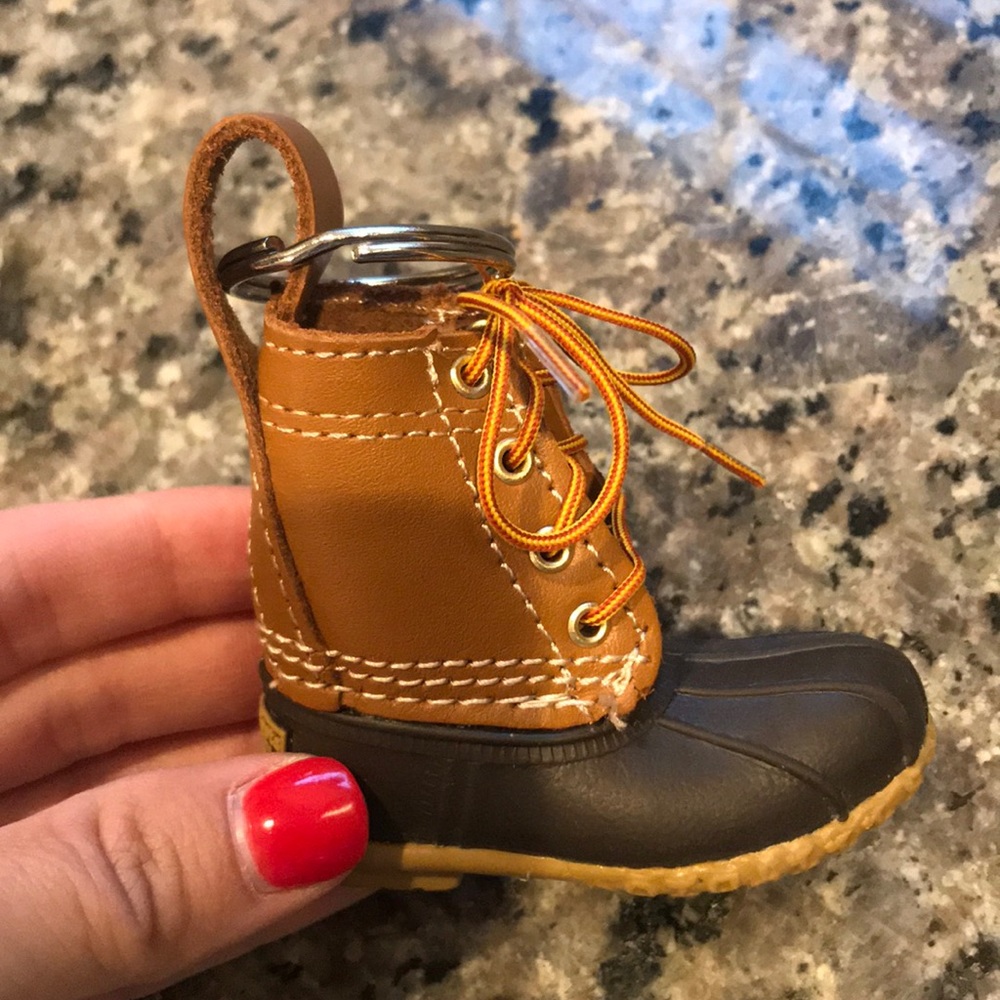 LL Bean boot keychain